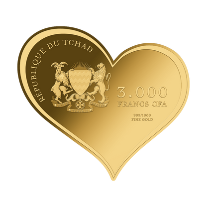Heart Best Mom - Gold Gift - In Gift Box