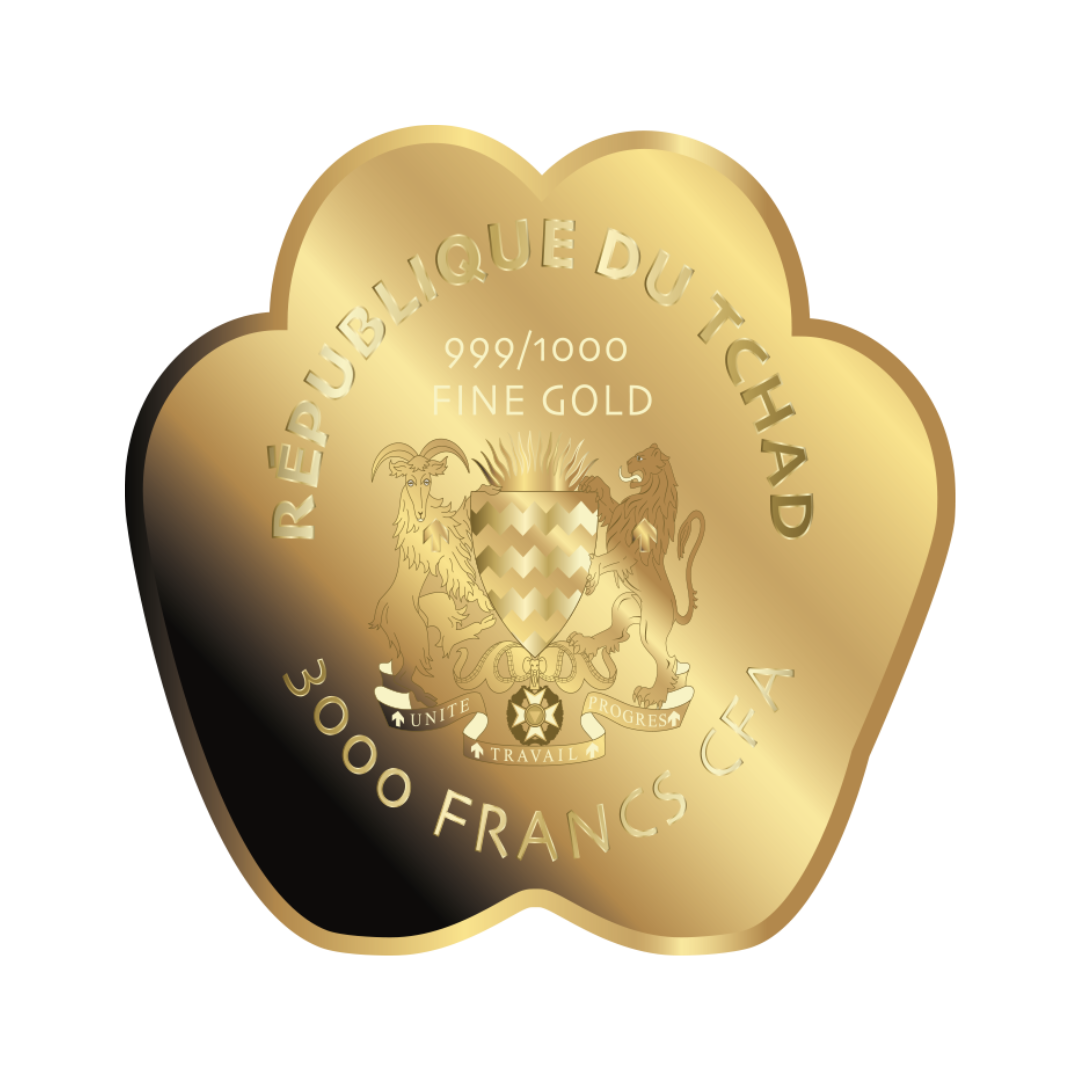 Cats Coin Card - 999/1000 1/1000oz  Gold Gift Preowned