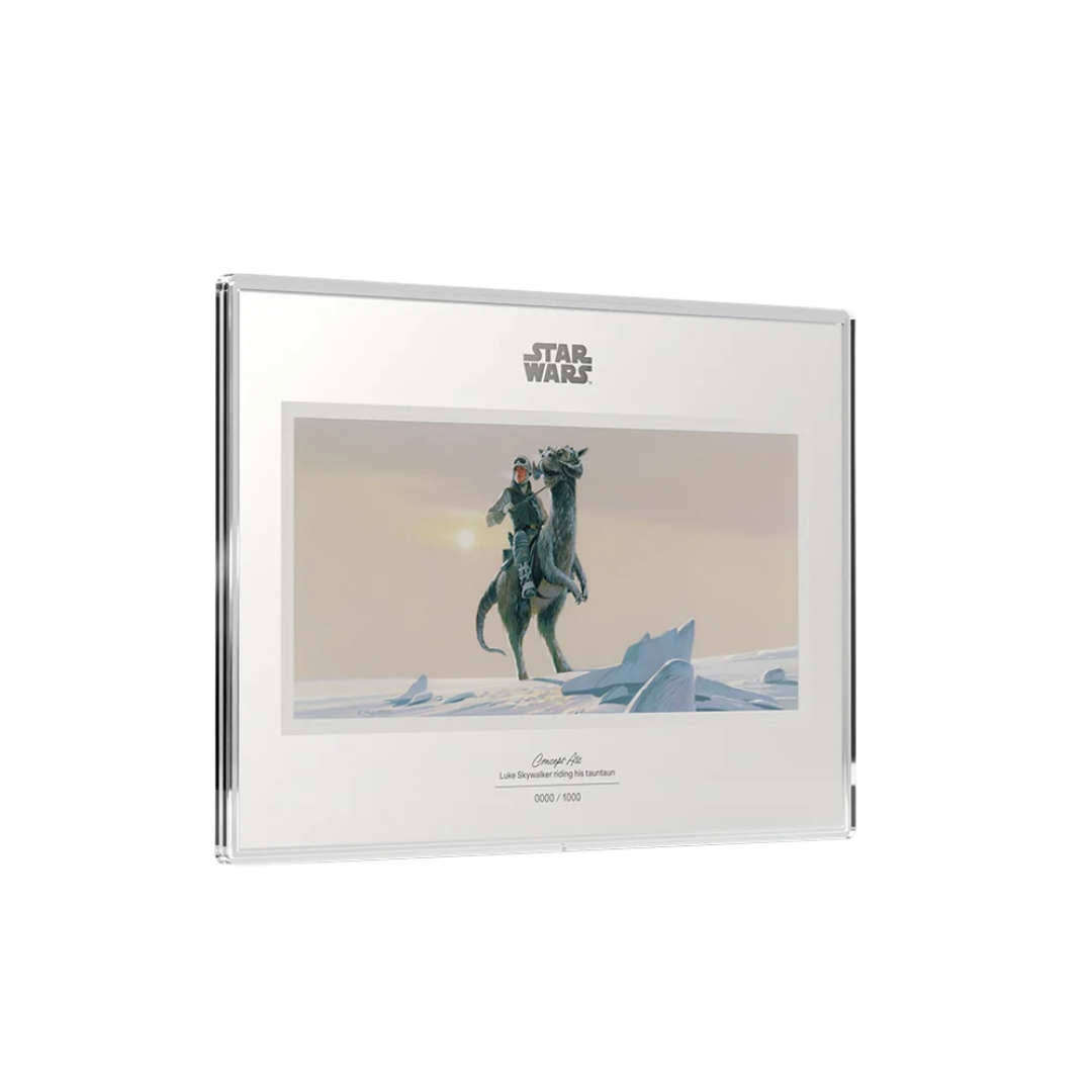Star Wars: Luke Skywalker Riding His Tauntaun 20g Silver Foil - image 3