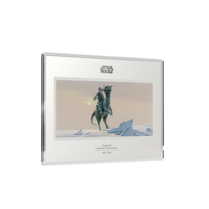 Star Wars: Luke Skywalker Riding His Tauntaun 20g Silver Foil - image 3