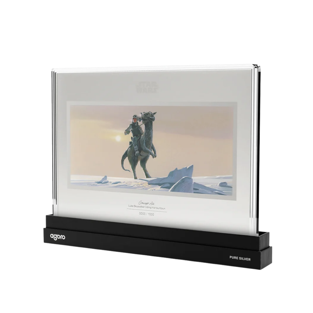 Star Wars: Luke Skywalker Riding His Tauntaun 20g Silver Foil - image 5