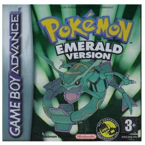 Gameboy Advance - Pokemon Emerald Version No Manual Reproduction Box (3+) Preowned