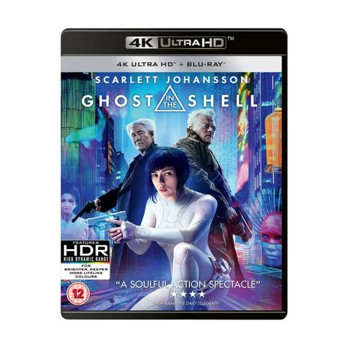 4K Blu-Ray - Ghost In The Shell (12) 2017 4K UHD+BR Preowned