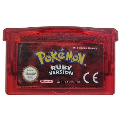 GameBoy Advance Unboxed - Pokemon Ruby Version (U) Preowned