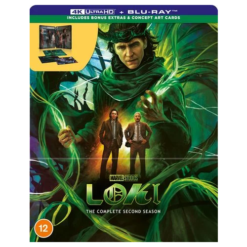 4K Blu-Ray - Loki: Season 2 (12) 4K UHD Limited Ed. Steelbook Preowned