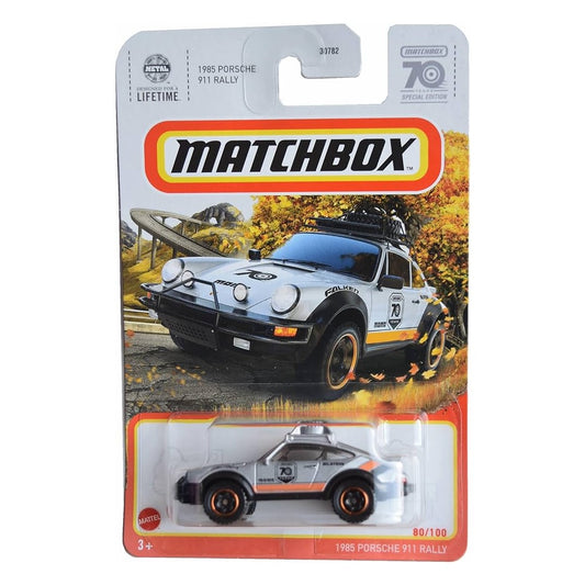 Matchbox - 1985 Porsche 911 Rally (3+) Preowned