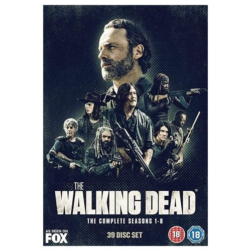 Dvd Boxset - The Walking Dead The Complete Season 1-8 (18) Preowned