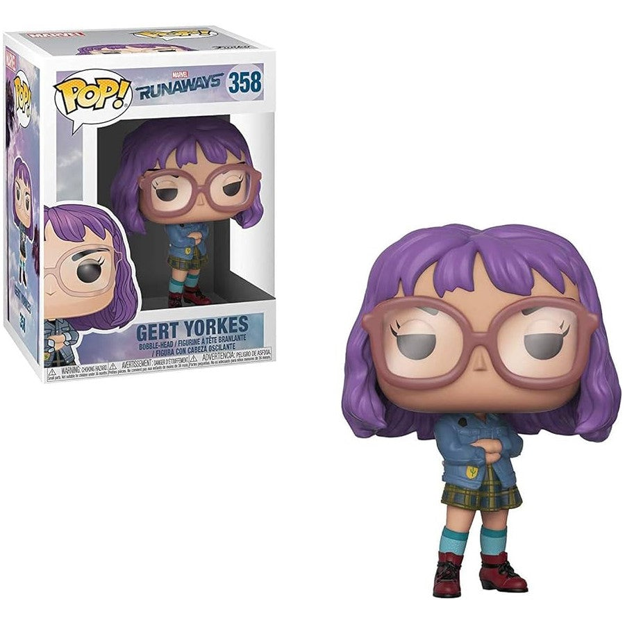 Funko Pop! - Marvel Runaways [358] Gert Yorkes (3+) Preowned