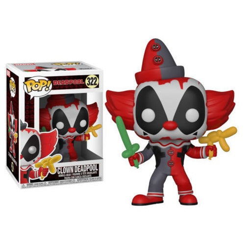 Funko Pop - Deadpool [322] Clown Deadpool Preowned