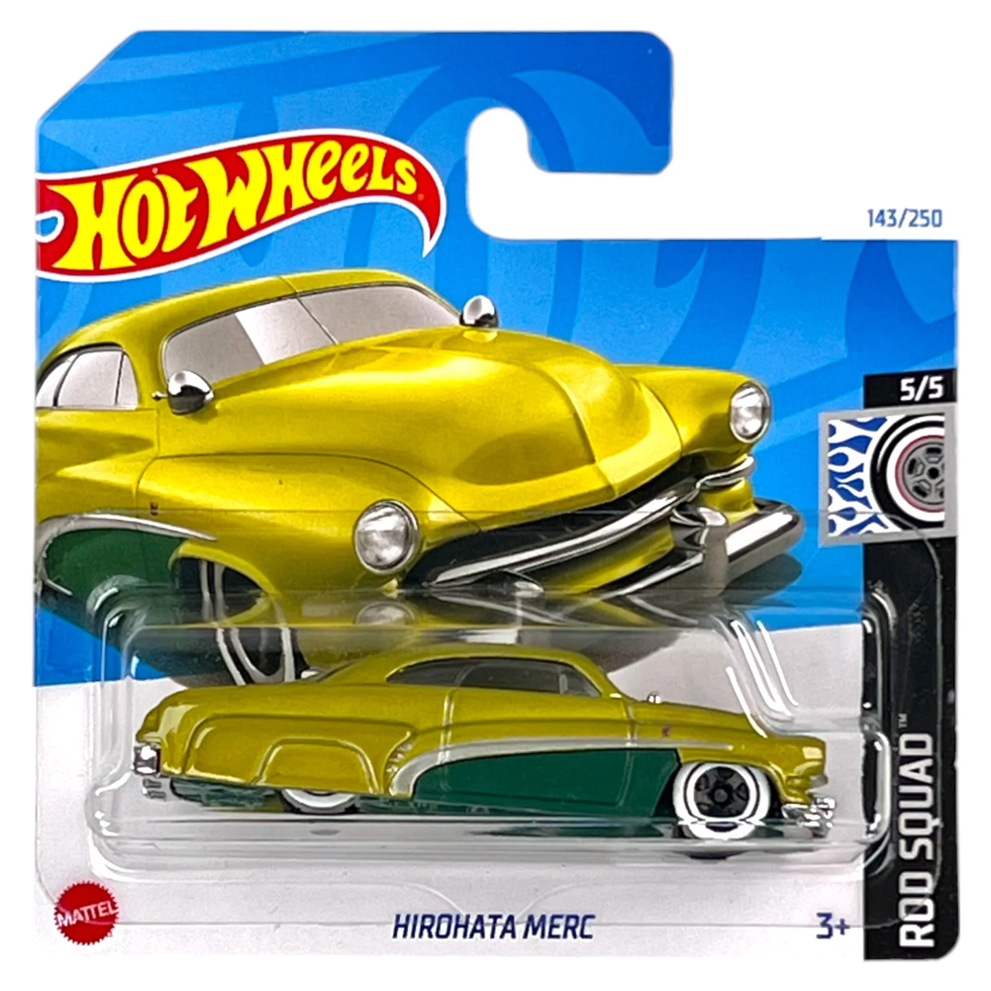 Hot-Wheels - Hirohata Merc Rod Squad Green Grade B Preowned