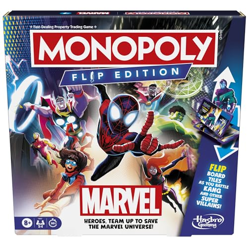 Monopoly - Flip Edition Marvel Grade A - Preowned