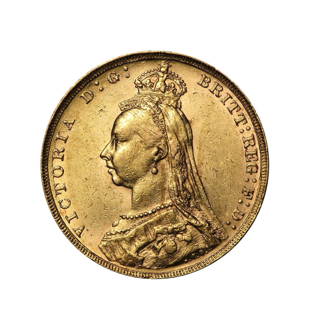 Gold Sovereign - Victoria - Jubilee Head - 1887-1893