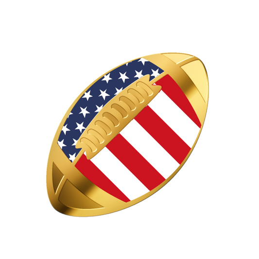 American Football 999/1000 1/1000oz - Gold Gift - In Gift Box