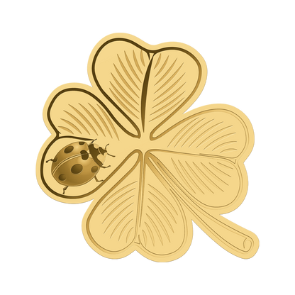 Good Luck Coin Card 999/1000 1/1000oz - Gold Gift