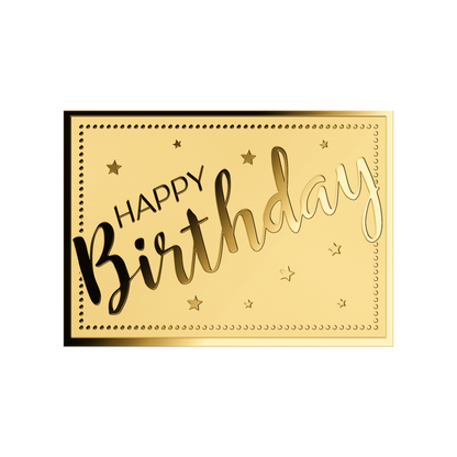 Happy Birthday Coin Card 999/1000 1/1000oz - Gold Gift