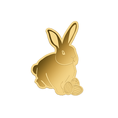 Easter Bunny - Gold Gift -  In Gift Box