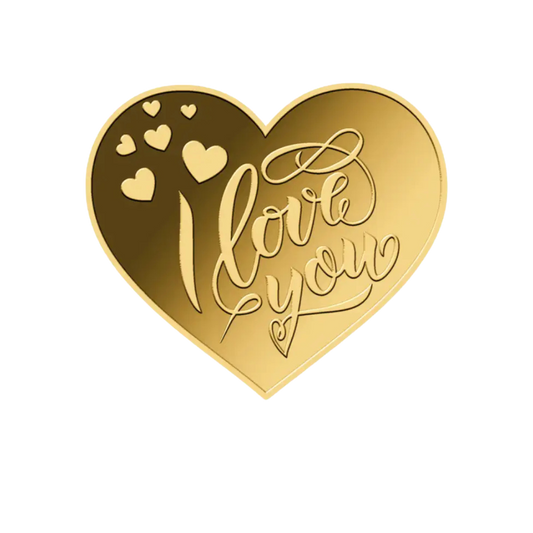 Small Heart I Love You 1/1000oz - Gold Gift - In Gift Box