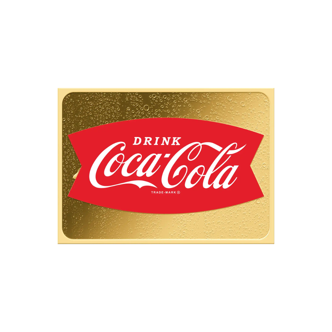 Vintage Coca-Cola "Drink Coke" in Gift Box - Gold Gift