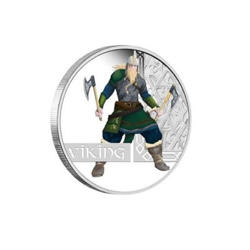 The Perth Mint Australia Great Warriors Viking Boxed Preowned