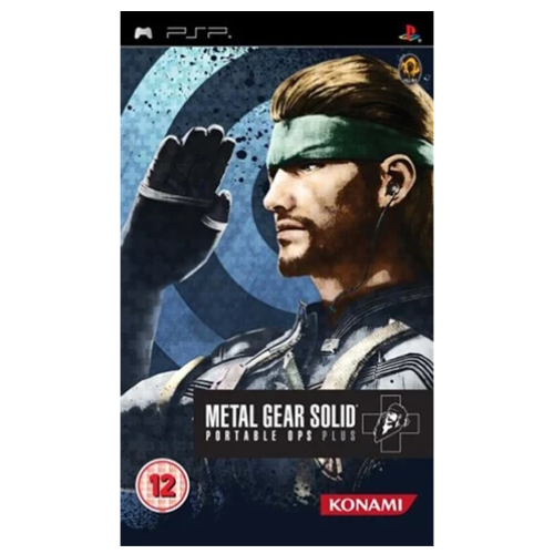 PSP - Metal Gear Solid Portable Ops Plus (12) Preowned