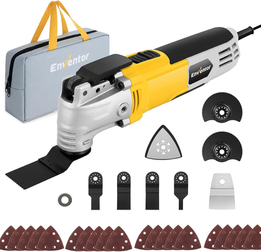 Enventor Electric Corded Multi Tool 300W With 28pcs Grade A Preowned
