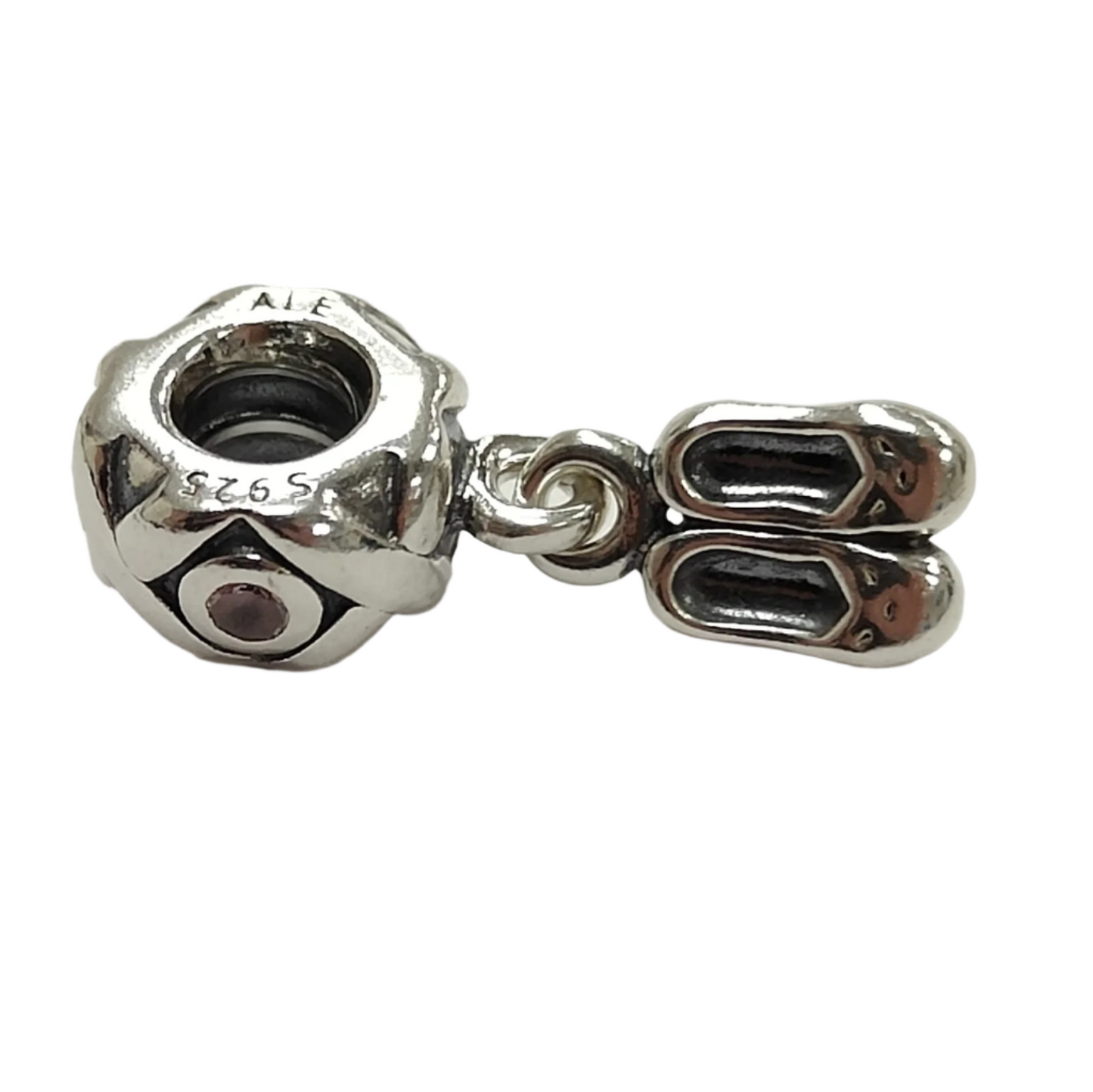 925 Silver Pandora Ballet Charm 3.4g Preowned