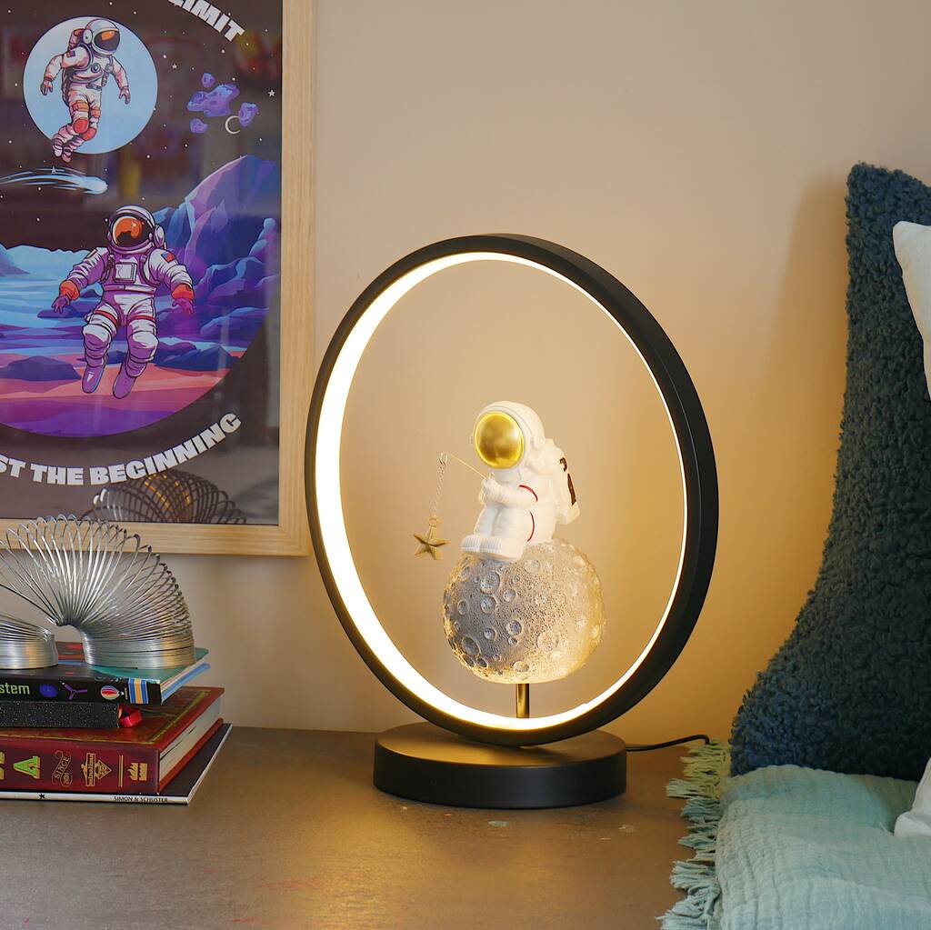 Astro Series Ultra Cool Astronaut figurine LED Ring Lights