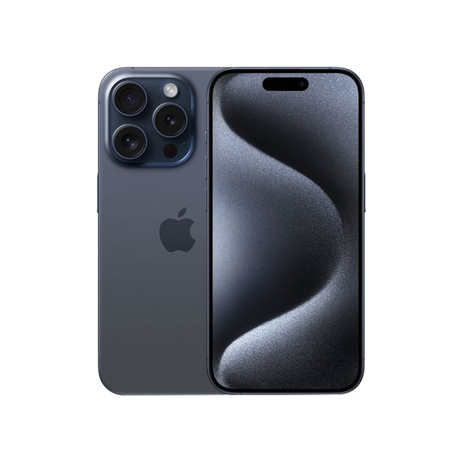 Apple iPhone 15 Pro 256GB Unlocked Blue Titanium Grade C Preowned