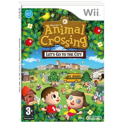 Wii - Animal Crossing Let's Go To The City (3+) Preowned