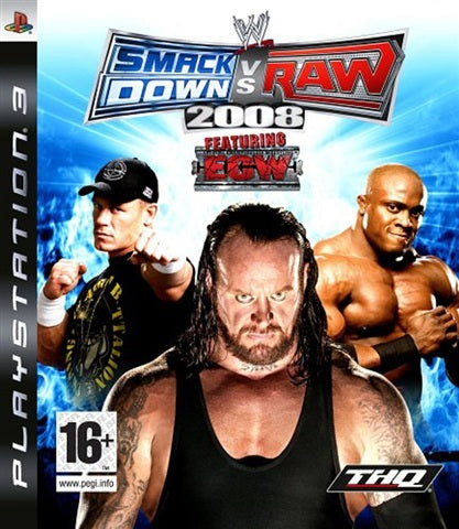 PS3 - Smackdown Vs Raw 2008 (16+) Preowned