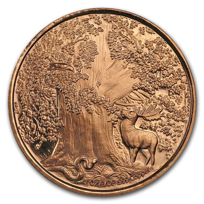 1 oz Copper Round Nordic Creatures Sleipnir