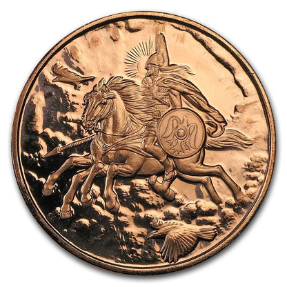 1 oz Copper Round Nordic Creatures Sleipnir