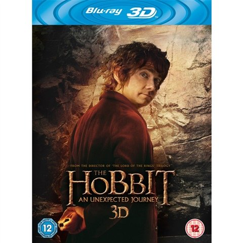 Blu-Ray - The Hobbit An Unnexpected Journey 3D (12) Preowned