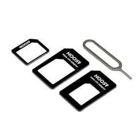 NOOSY MICRO / NANO SIM ADAPTOR WITH PIN.