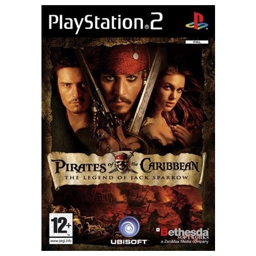 PS2 - The Pirates Of The Caribbean The Legend Of Jack Sparrow (12+) Preowned