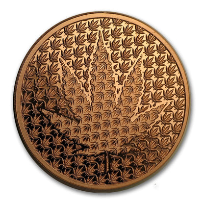 1 oz Copper Round Cannabis Forever