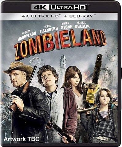 4K Blu-Ray - Zombieland (15) Preowned