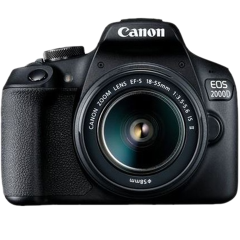 Canon EOS 2000D 24.1MP DSLR Camera With 18-55mm IS II Lens Grade B Preowned
