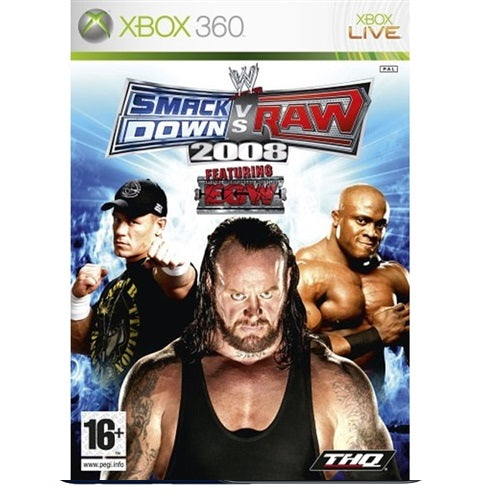 Xbox 360 - WWE Smackdown vs Raw 2008 (16+) Preowned