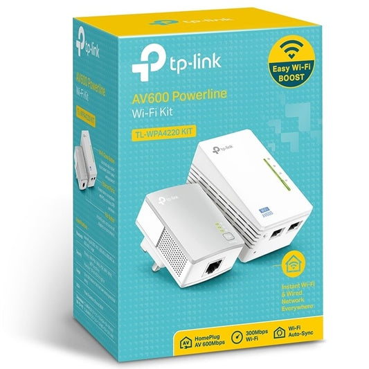 TP-Link AV600 Powerline Wi-Fi Kit Grade A Preowned