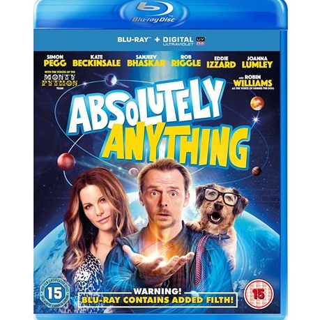 Blu-Ray - Absolutely Anything (15) Preowned