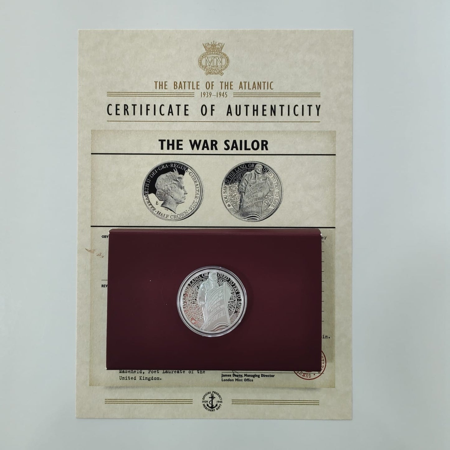 The Battle Of The Atlantic 4 Coin Silver Proof Set