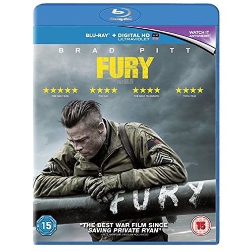 Blu-Ray - Fury (15) Preowned