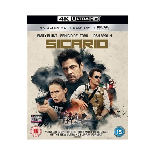 4K Blu-Ray - Sicario (15) Preowned