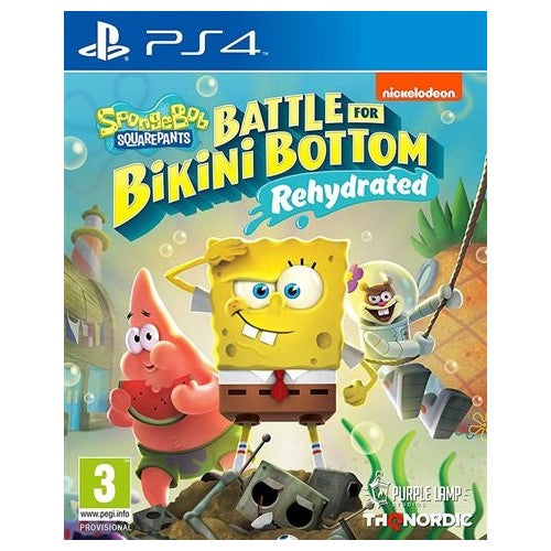 PS4 - Spongebob Squarepants: Battle For Bikini Bottom Rehydrated (7) Preowned