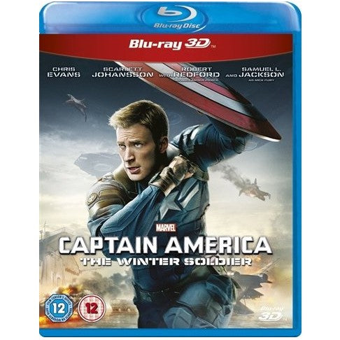 Blu-Ray - Captain America The Winter Soldier 3D (12) Preowned