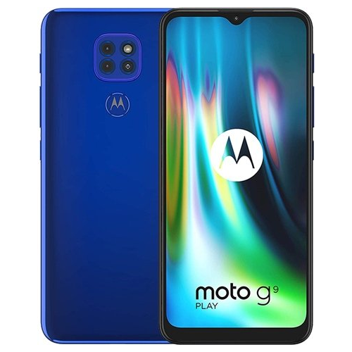 Motorola Moto G9 Play XT2083-3 64GB Dual Sim Unlocked Sapphire Blue Grade C Preowned