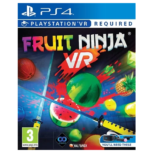 PS4 - Fruit Ninja: VR (3) Preowned