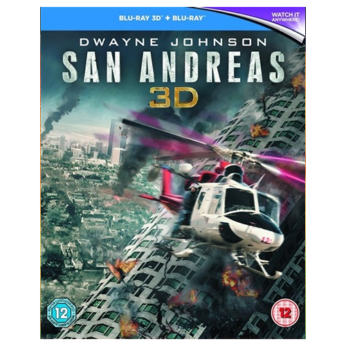 Blu-Ray - San Andreas 3D (12) Preowned